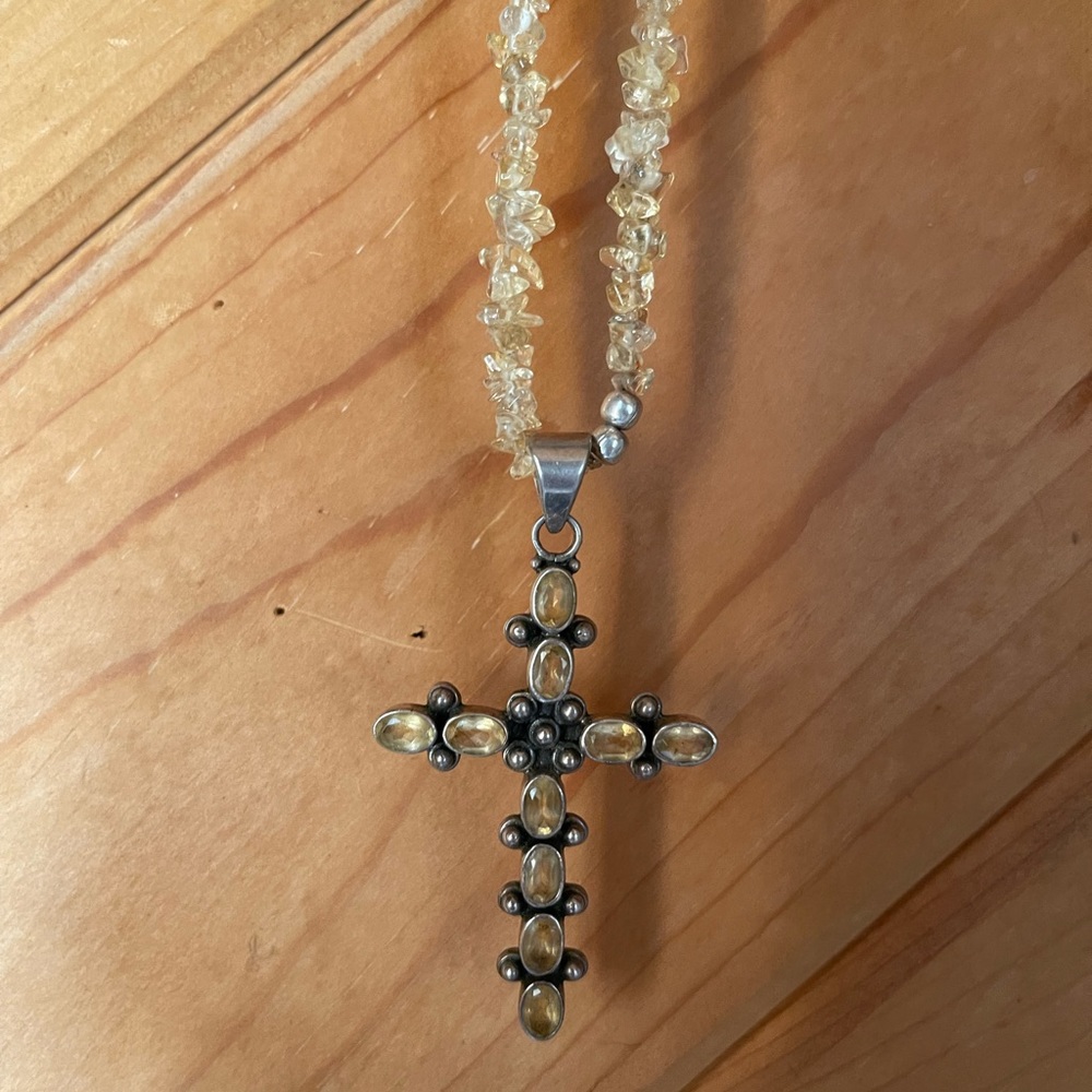 Silpada , citrine necklace , worn only a few times .
